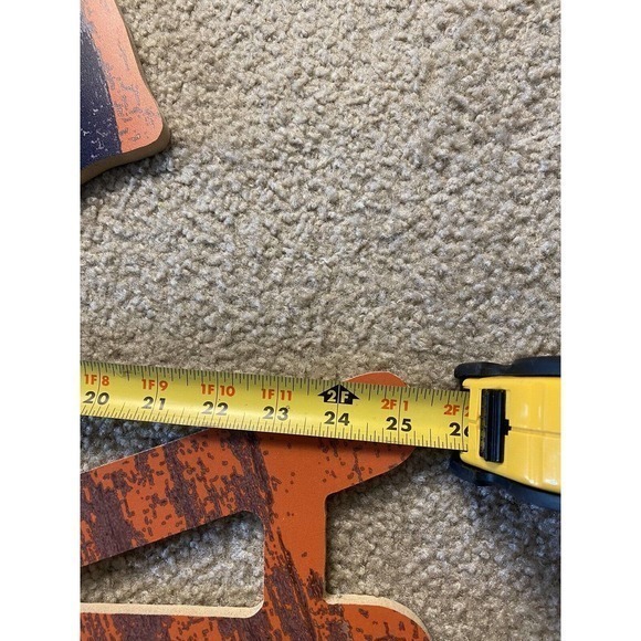 Chicago Bears Retro Throwback‎ Wood Sign Distressed Helmet - Picture 4 of 6